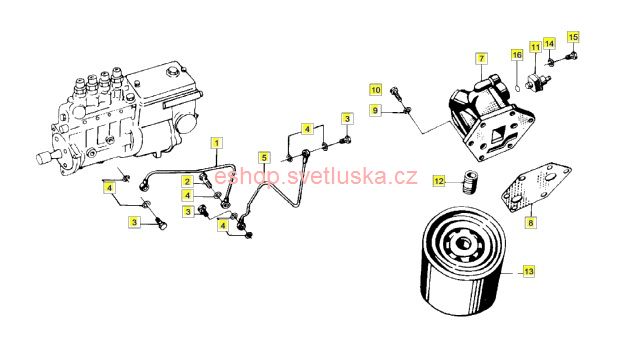 Olejový filtr Multicar M25